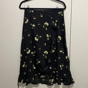 Flowey Trie Wrap Skirt